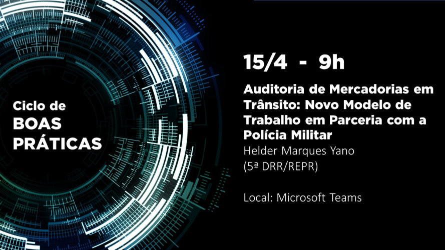 Ciclo de Boas Práticas - 15/4  -  9h.